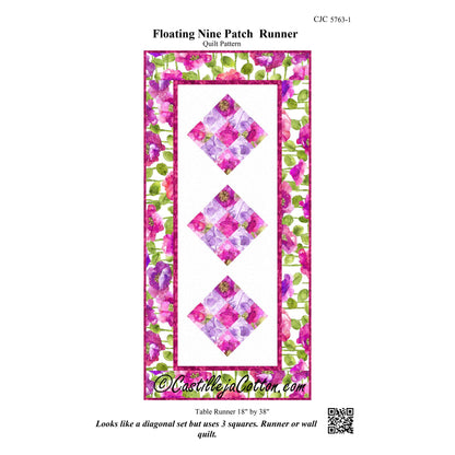 Floating Nine Patch Runner CJC-57631e - Downloadable Pattern