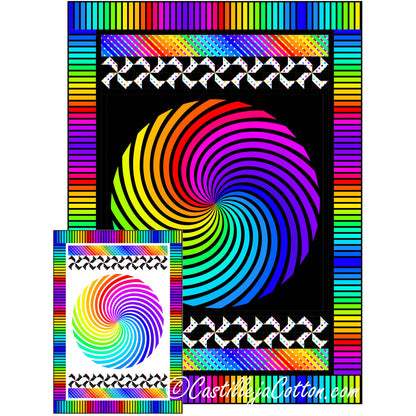Swirling Circles Quilt Pattern CJC-57650 - Paper Pattern