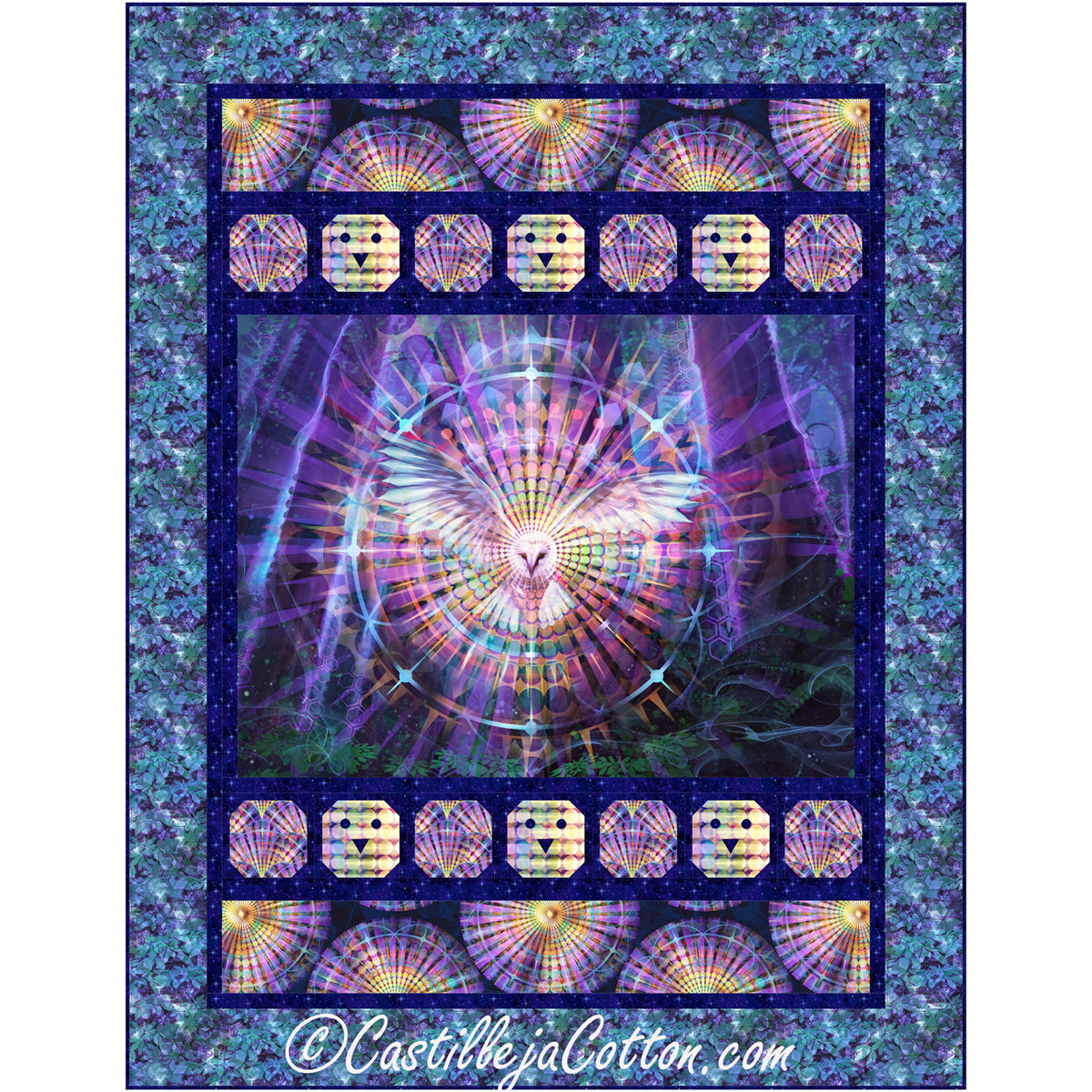 Owl Night Flight Quilt CJC-57661e - Downloadable Pattern