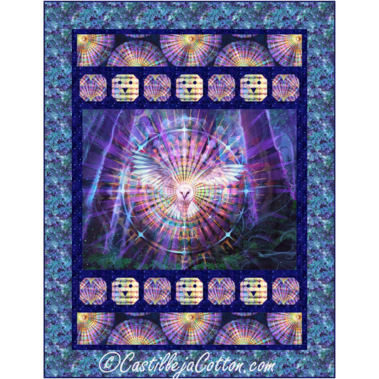 Owl Night Flight Quilt Pattern CJC-57661 - Paper Pattern