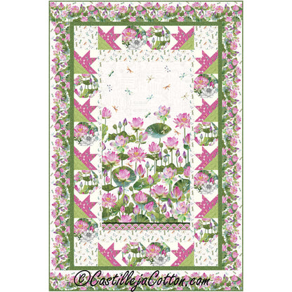 Water Lilies Lap Quilt Pattern CJC-57671 - Paper Pattern
