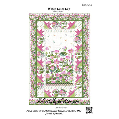 Water Lilies Lap Quilt Pattern CJC-57671 - Paper Pattern