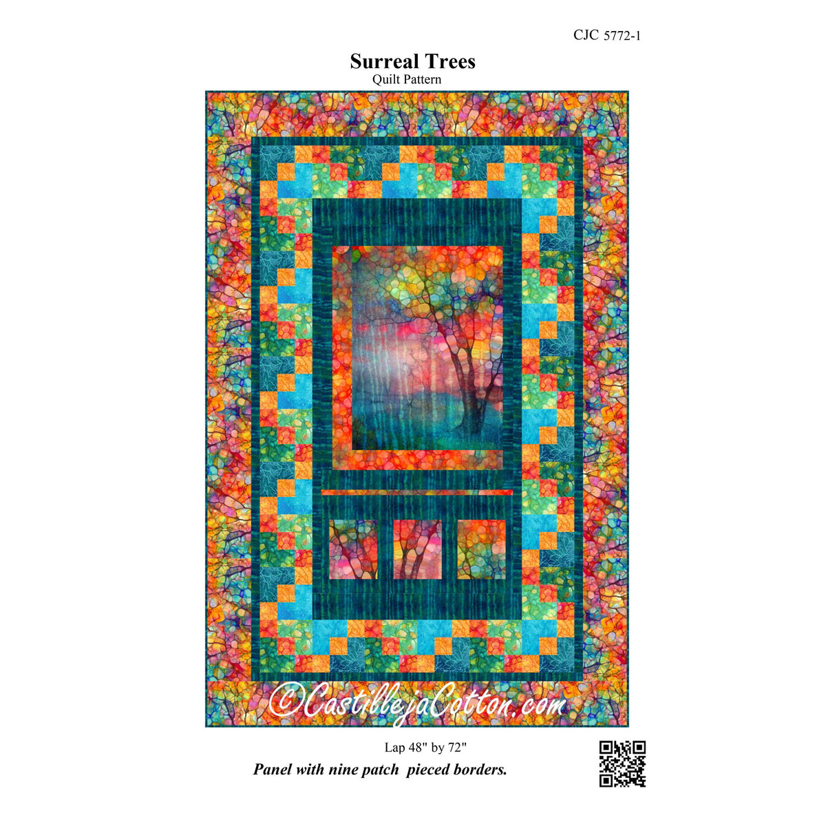 Surreal Trees Quilt Pattern CJC-57721 - Paper Pattern