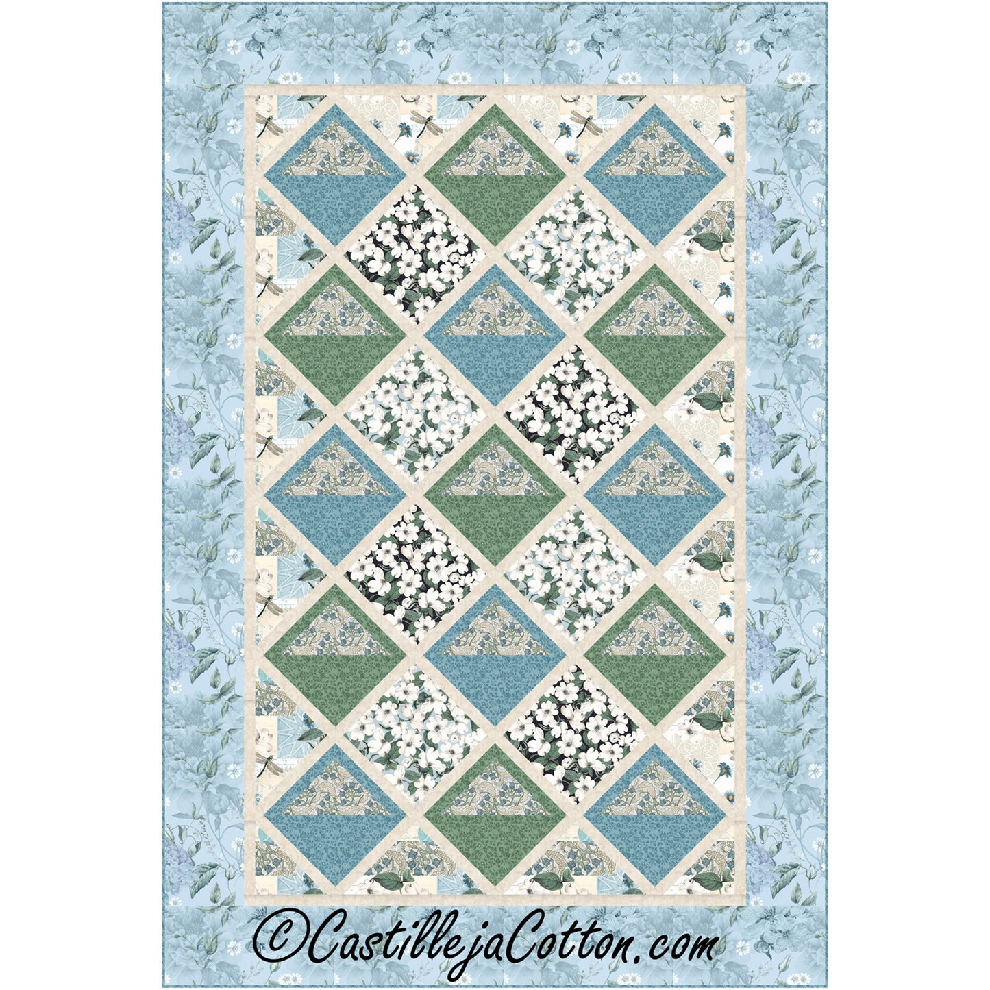 Dragonfly Baskets Quilt CJC-57751e - Downloadable Pattern