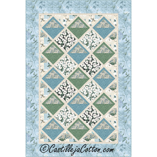 Dragonfly Baskets Quilt Pattern CJC-57751 - Paper Pattern