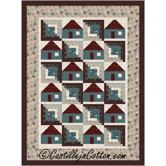 Outdoors and Cabins Quilt Pattern CJC-57781 - Paper Pattern