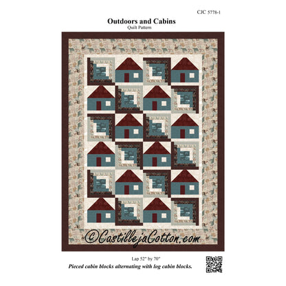 Outdoors and Cabins Quilt Pattern CJC-57781 - Paper Pattern