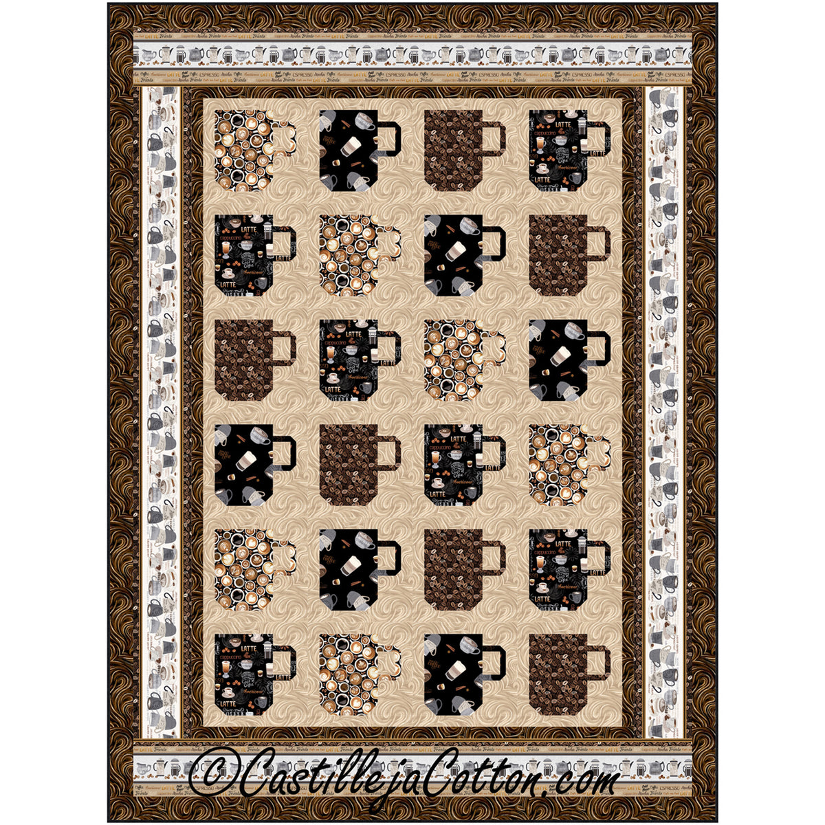 Latte Time Quilt Pattern CJC-57801 - Paper Pattern
