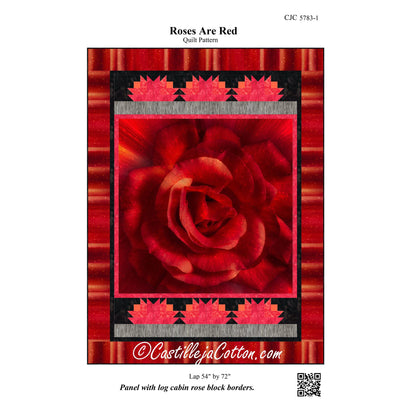 Roses Are Red Quilt Pattern CJC-57831 - Paper Pattern
