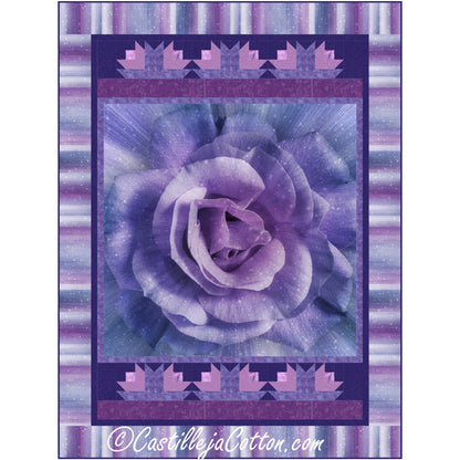 Roses Are Purple Quilt Pattern CJC-57832 - Paper Pattern