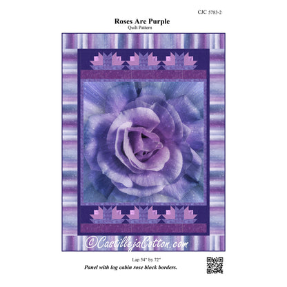 Roses Are Purple Quilt Pattern CJC-57832 - Paper Pattern