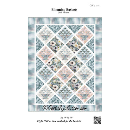 Blooming Baskets Quilt Pattern CJC-57841 - Paper Pattern