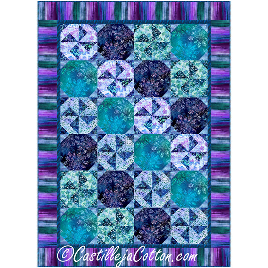 Paisley Pinwheels Quilt Pattern CJC-57851 - Paper Pattern