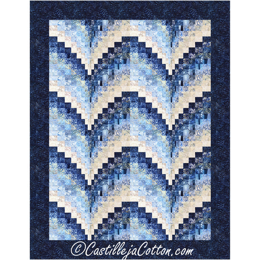 Valleys and Hills Quilt Pattern CJC-57891 - Paper Pattern