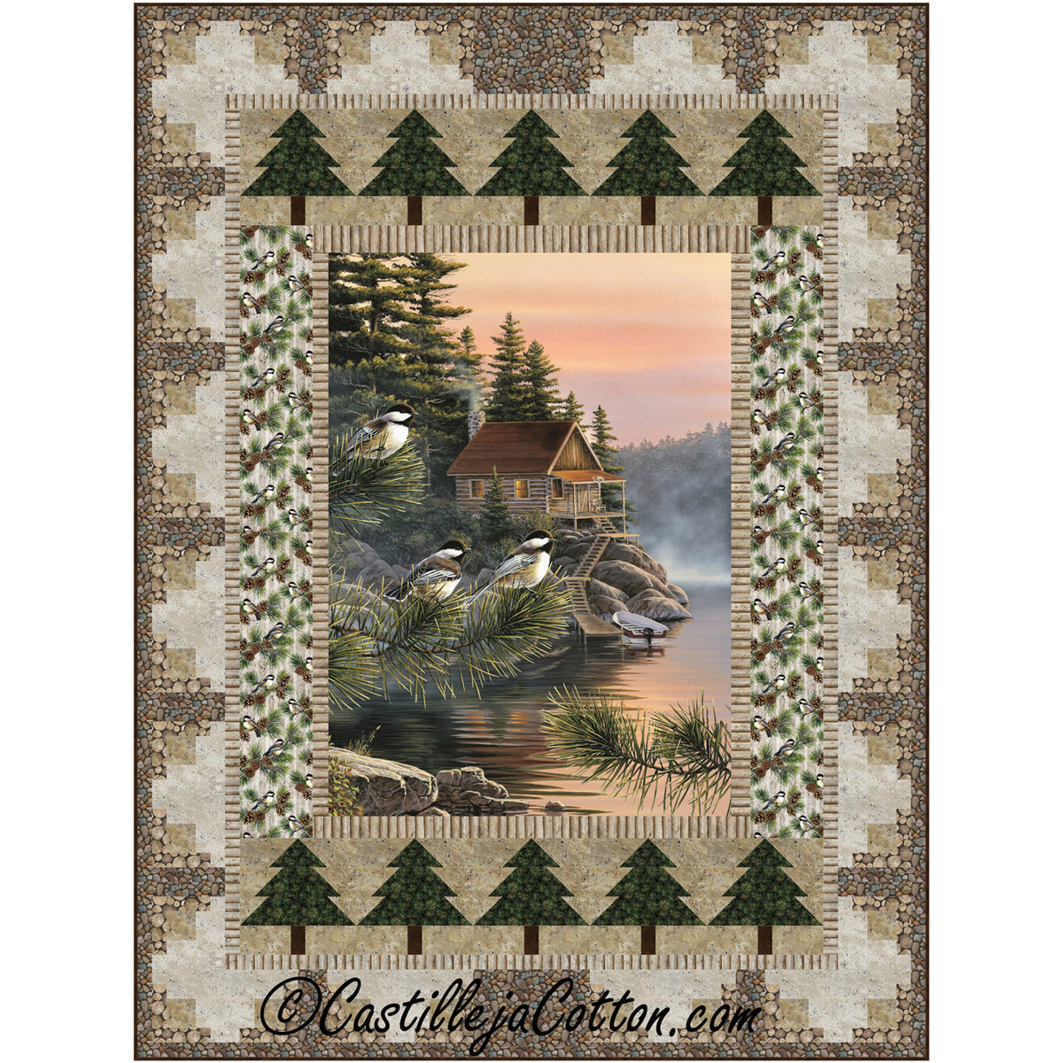 Cabin by the Lake Quilt Pattern CJC-57911 - Paper Pattern