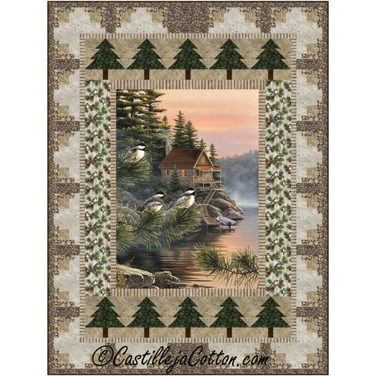 Cabin by the Lake Quilt CJC-57911e - Downloadable Pattern