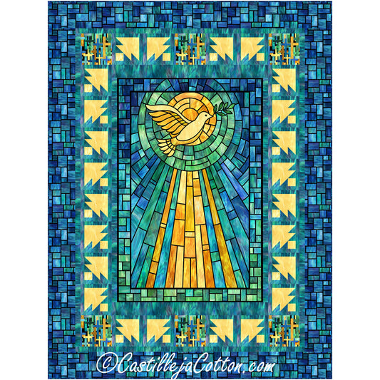 Peace Dove Quilt Pattern CJC-57941 - Paper Pattern