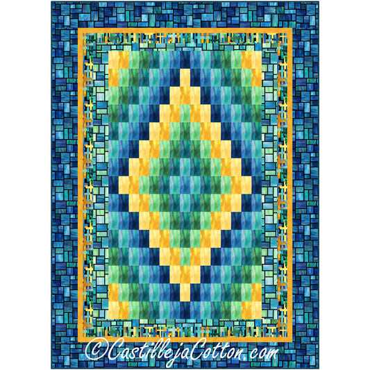 Eight Diamonds Quilt Pattern CJC-57951 - Paper Pattern