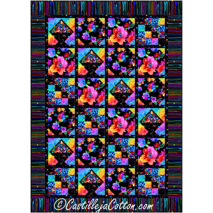 Baskets and Ovals Quilt Pattern CJC-58001 - Paper Pattern