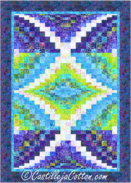 Center Diamond Dreamer Quilt CJC-58043e - Downloadable Pattern