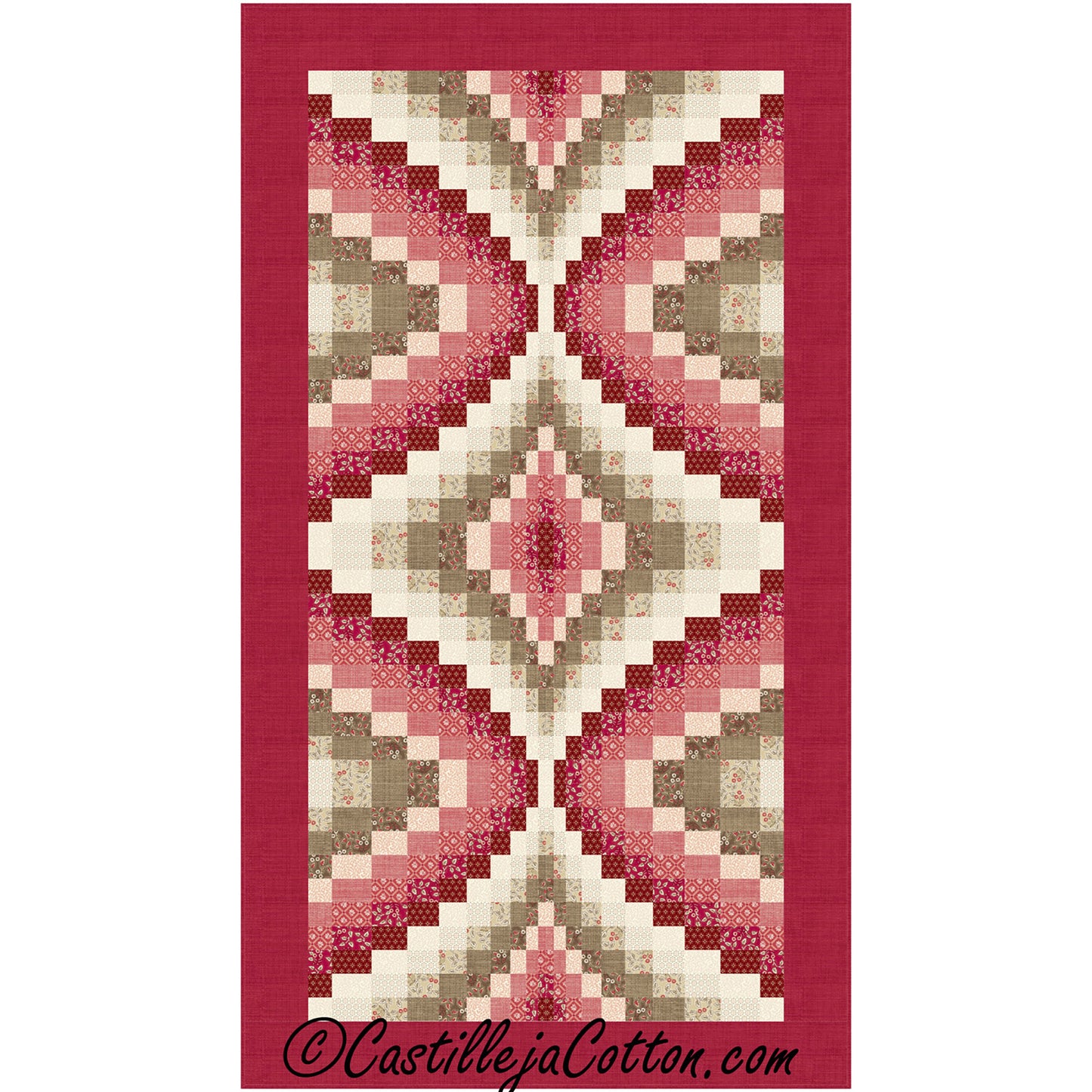 Jolie Gem Table Runner CJC-58053e - Downloadable Pattern
