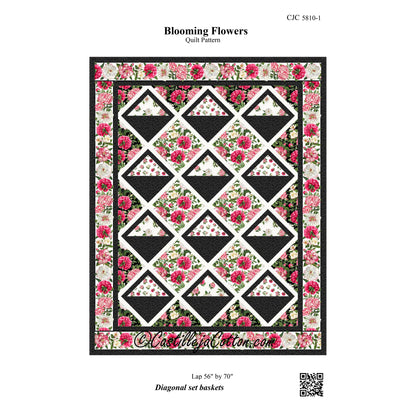 Blooming Flowers Quilt Pattern CJC-58101 - Paper Pattern