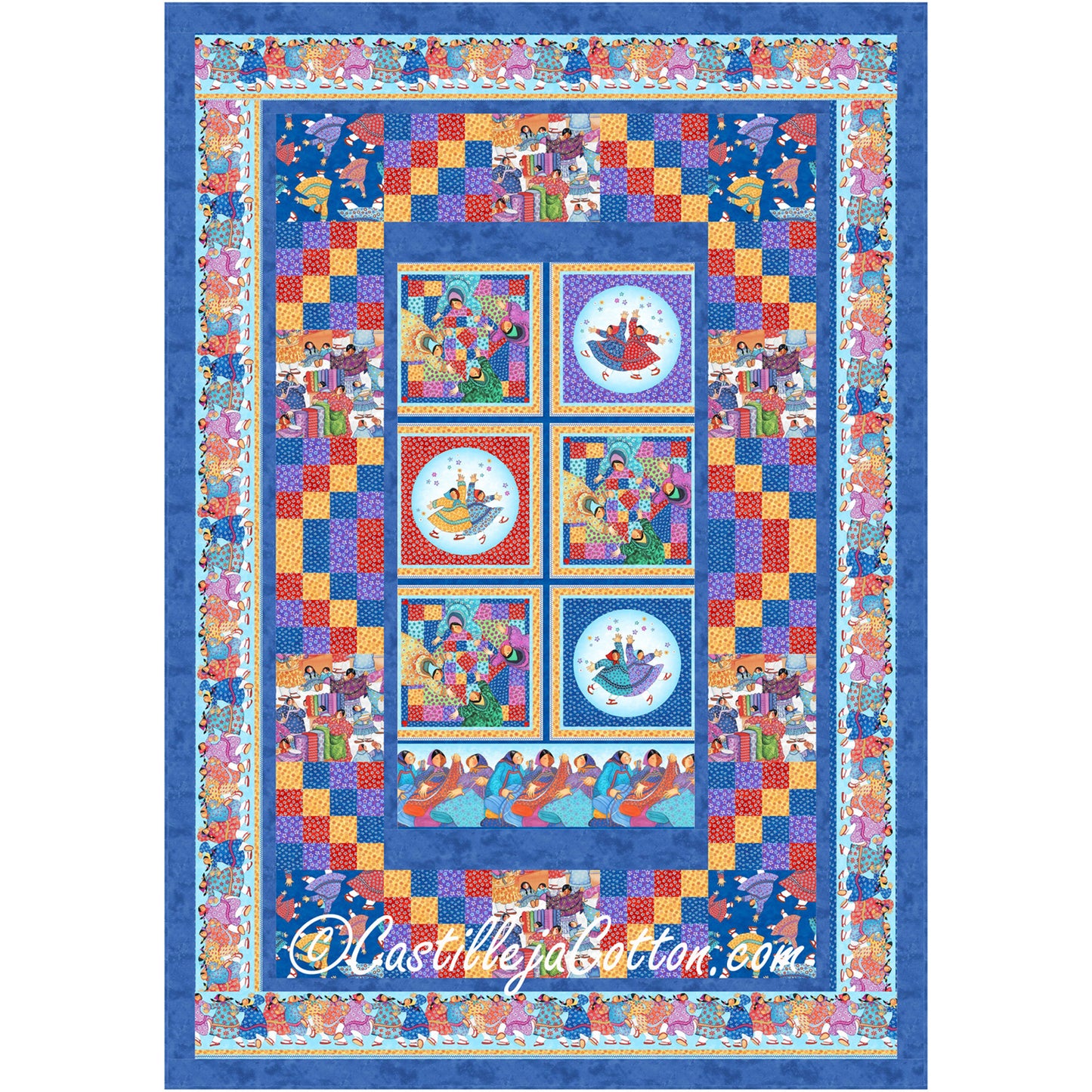 Dancers and Quilts Quilt Pattern CJC-58131 - Paper Pattern