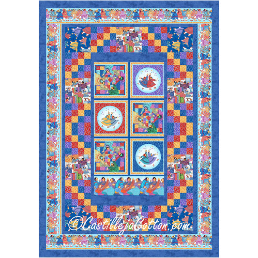 Dancers and Quilts Quilt Pattern CJC-58131 - Paper Pattern