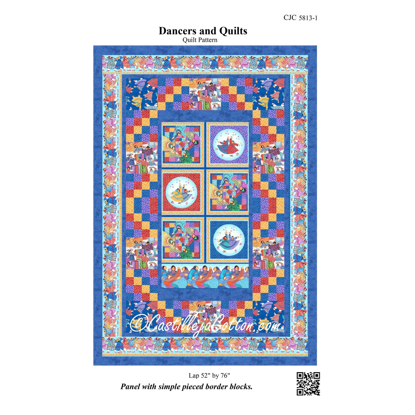 Dancers and Quilts Quilt Pattern CJC-58131 - Paper Pattern