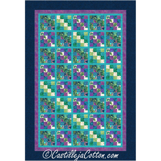Paradise Sixteen Patch Quilt Pattern CJC-58171 - Paper Pattern