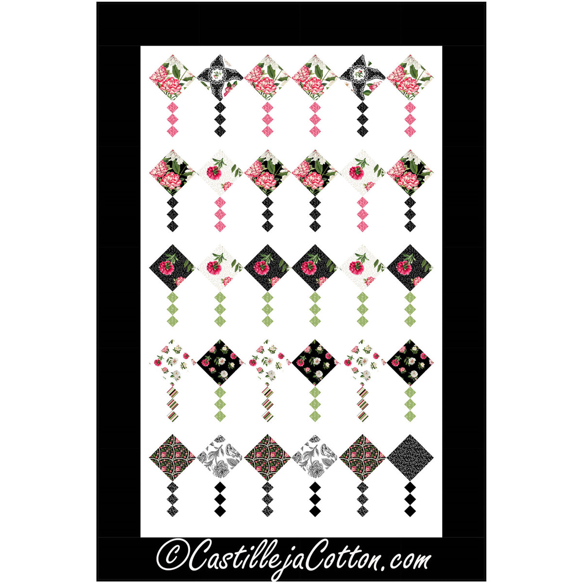Nickel Kites Quilt Pattern CJC-58191 - Paper Pattern