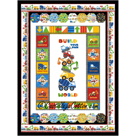 Building Equipment Quilt CJC-58201e - Downloadable Pattern