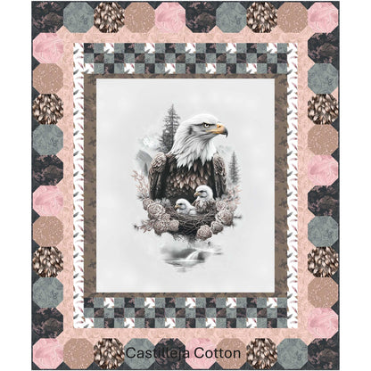 Eagle and Chicks Quilt Pattern CJC-58212w - Wholesale Product