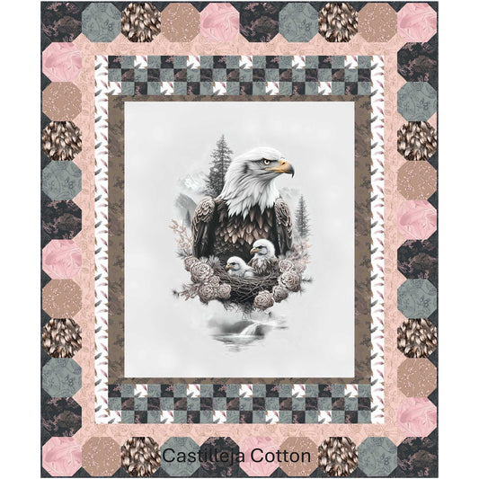Eagle and Chicks Quilt CJC-58212e - Downloadable Pattern