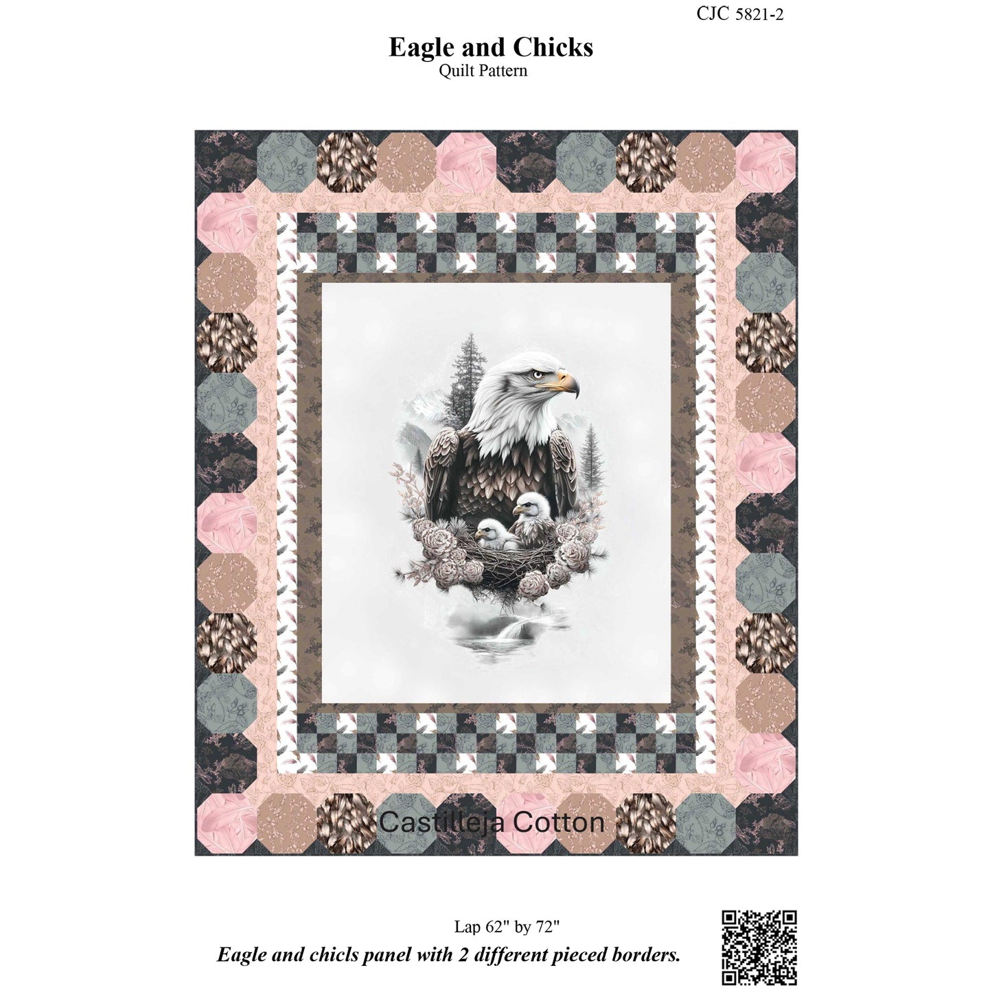 Eagle and Chicks Quilt Pattern CJC-58212w - Wholesale Product
