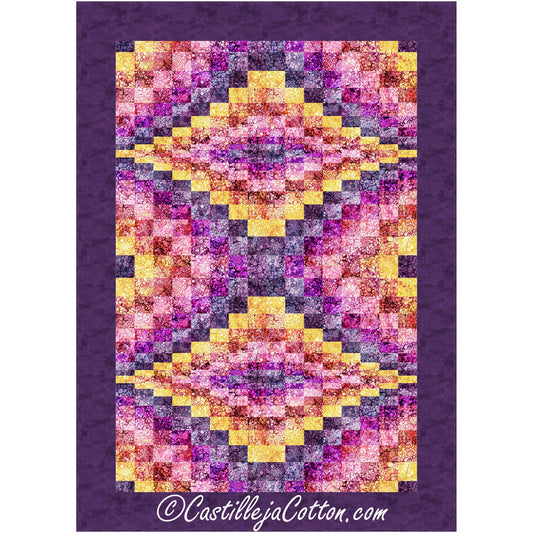 Bliss Diamonds Quilt CJC-58231e - Downloadable Pattern