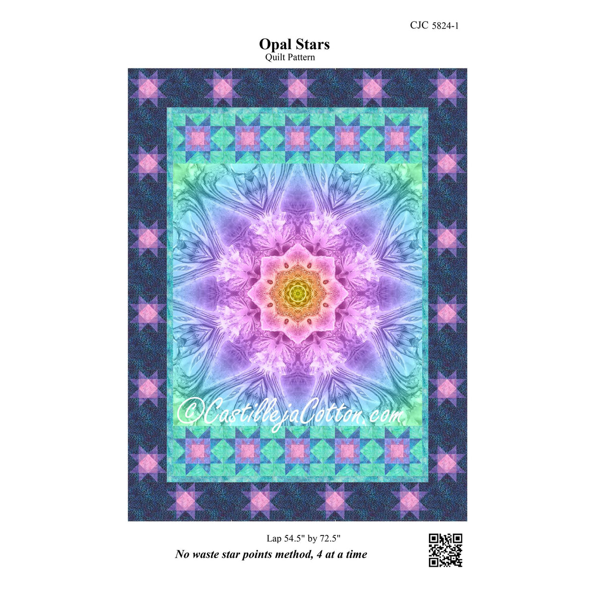 Opal Stars Quilt Pattern CJC-58241 - Paper Pattern