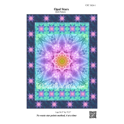 Opal Stars Quilt Pattern CJC-58241 - Paper Pattern