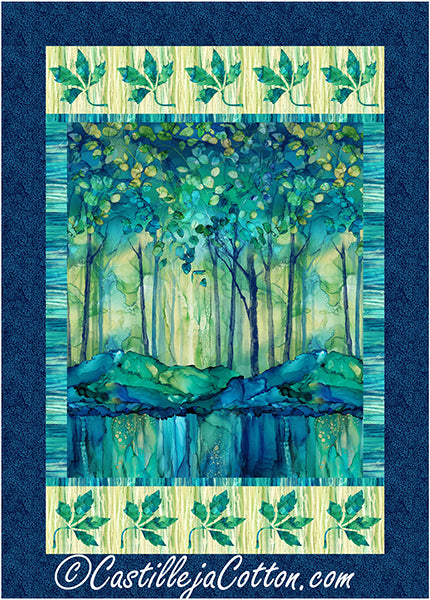 Morning Light Trees Quilt CJC-58291e - Downloadable Pattern