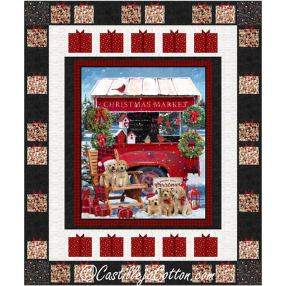 Puppies and Gifts Quilt Pattern CJC-58331 - Paper Pattern