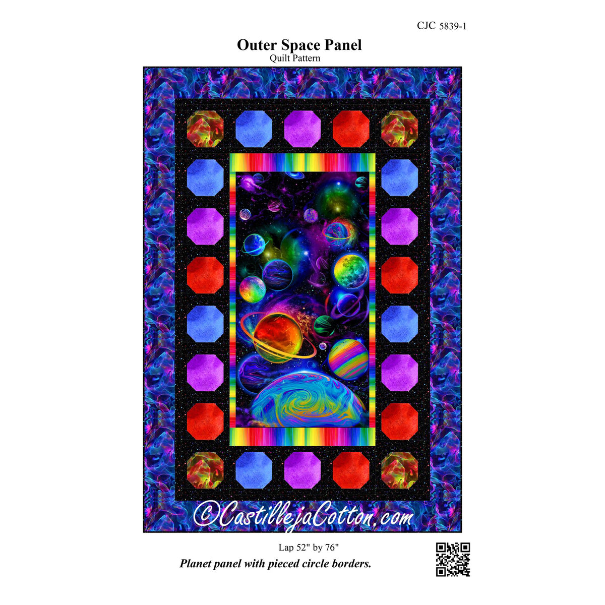 Outer Space Panel Quilt CJC-58391e - Downloadable Pattern