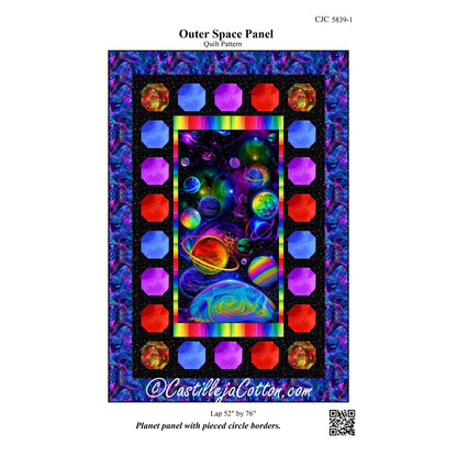 Outer Space Panel Quilt CJC-58391e - Downloadable Pattern