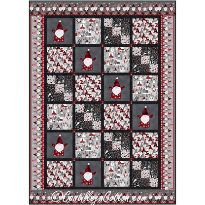 Christmas Gnomes Quilt Pattern CJC-58461 - Paper Pattern