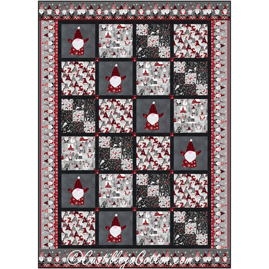 Christmas Gnomes Quilt Pattern CJC-58461 - Paper Pattern