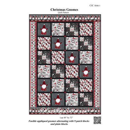 Christmas Gnomes Quilt Pattern CJC-58461 - Paper Pattern