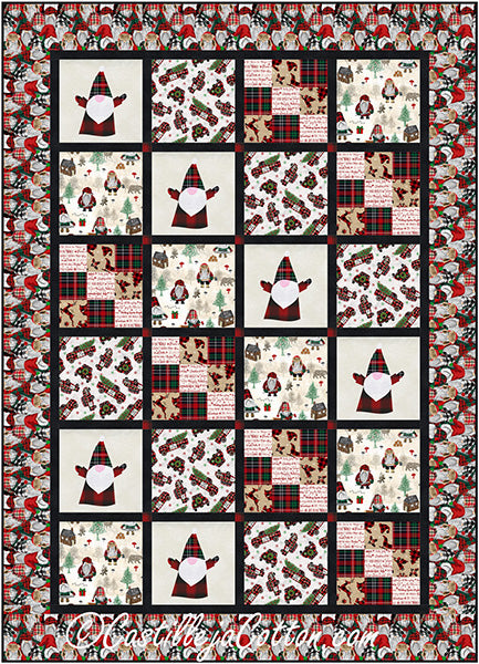 Lumberjack Gnomes Quilt Pattern CJC-58462 - Paper Pattern