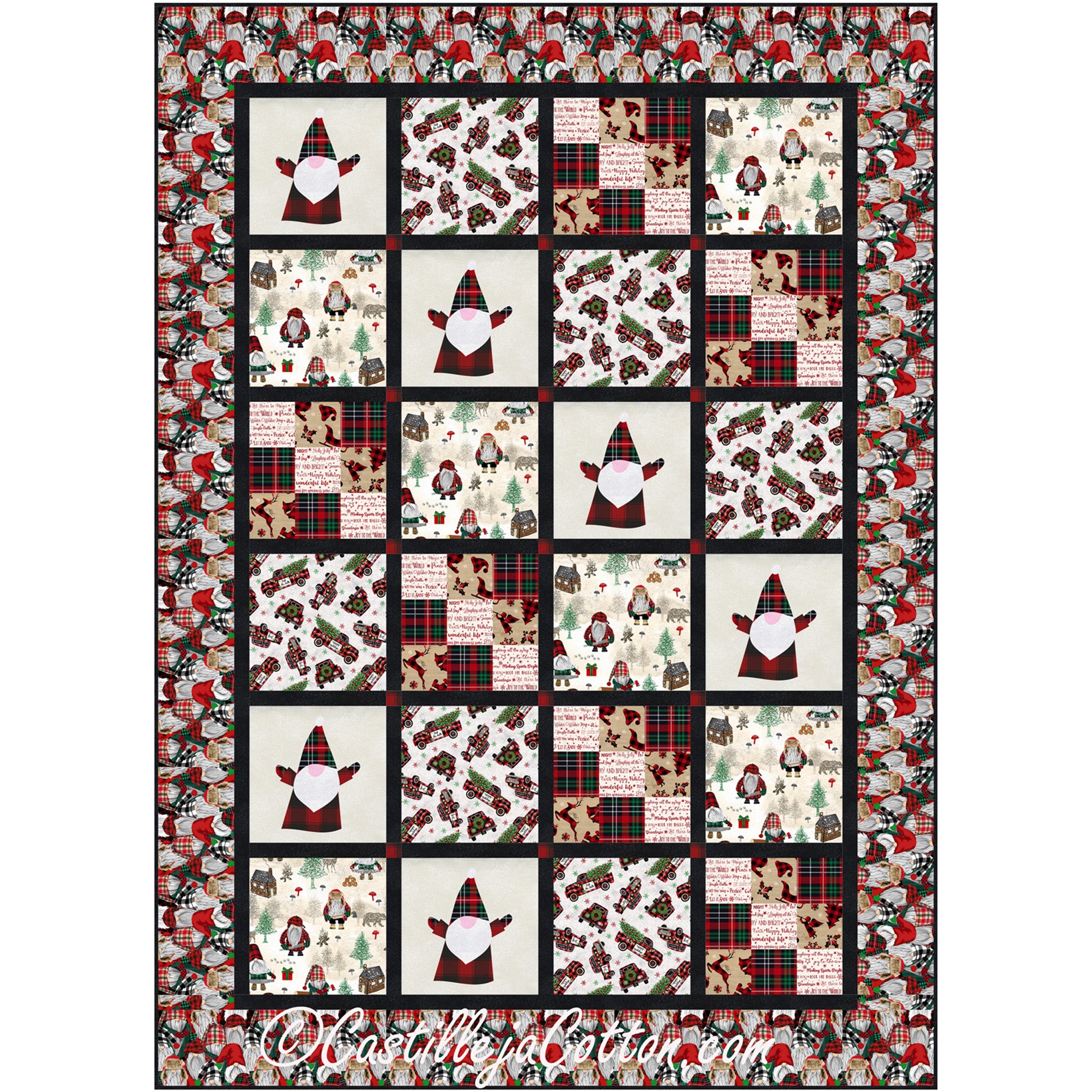 Lumberjack Gnomes Quilt CJC-58462e - Downloadable Pattern – QuiltWoman.com