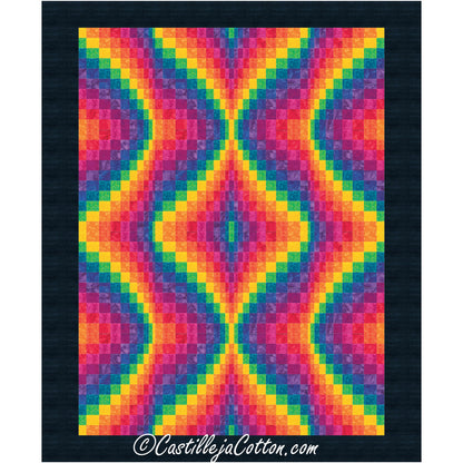 Echoing Hourglass Quilt Pattern CJC-58481 - Paper Pattern