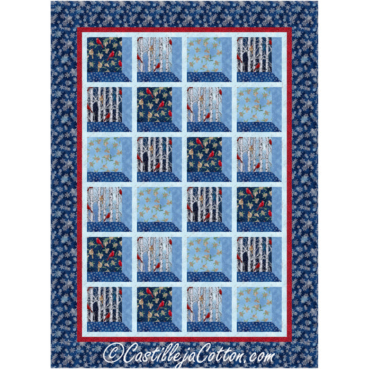 Birds Through My Windows Quilt Pattern CJC-58551 - Paper Pattern