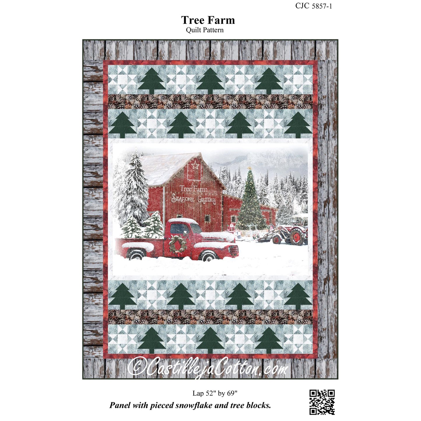 Tree Farm Quilt Pattern CJC-58571 - Paper Pattern